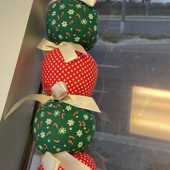 Cloth Christmas Candy Cane Decoration - Picture 2 of 6